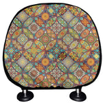 Ethnic Mandala Patchwork Pattern Print Car Headrest Covers
