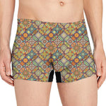 Ethnic Mandala Patchwork Pattern Print Men's Boxer Briefs