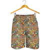 Ethnic Mandala Patchwork Pattern Print Men's Shorts