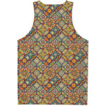 Ethnic Mandala Patchwork Pattern Print Men's Tank Top
