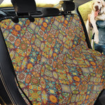 Ethnic Mandala Patchwork Pattern Print Pet Car Back Seat Cover