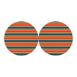 Ethnic Mexican Blanket Pattern Print Car Coasters