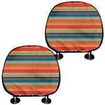 Ethnic Mexican Blanket Pattern Print Car Headrest Covers