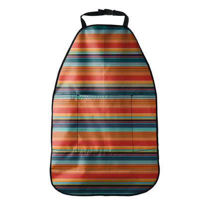 Ethnic Mexican Blanket Pattern Print Car Seat Organizers