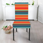Ethnic Mexican Blanket Pattern Print Dining Chair Slipcover