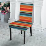 Ethnic Mexican Blanket Pattern Print Dining Chair Slipcover