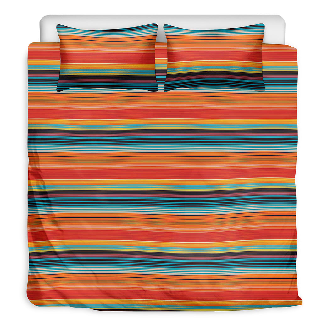 Ethnic Mexican Blanket Pattern Print Duvet Cover Bedding Set