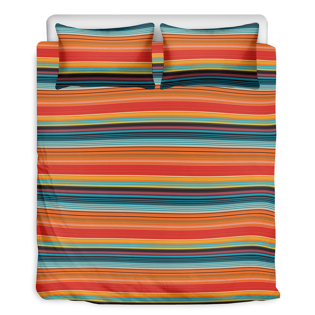 Ethnic Mexican Blanket Pattern Print Duvet Cover Bedding Set