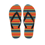 Ethnic Mexican Blanket Pattern Print Flip Flops