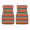 Ethnic Mexican Blanket Pattern Print Front Car Floor Mats