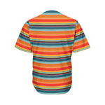 Ethnic Mexican Blanket Pattern Print Men's Baseball Jersey