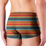 Ethnic Mexican Blanket Pattern Print Men's Boxer Briefs