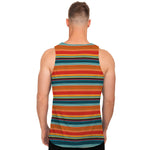 Ethnic Mexican Blanket Pattern Print Men's Tank Top