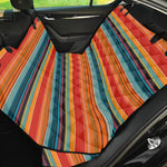 Ethnic Mexican Blanket Pattern Print Pet Car Back Seat Cover