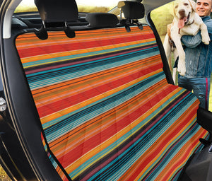 Ethnic Mexican Blanket Pattern Print Pet Car Back Seat Cover