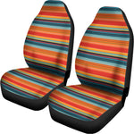 Ethnic Mexican Blanket Pattern Print Universal Fit Car Seat Covers