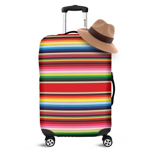 Ethnic Mexican Blanket Stripe Print Luggage Cover