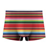 Ethnic Mexican Blanket Stripe Print Men's Boxer Briefs