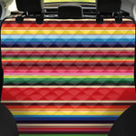 Ethnic Mexican Blanket Stripe Print Pet Car Back Seat Cover