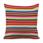 Ethnic Mexican Blanket Stripe Print Pillow Cover