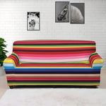 Ethnic Mexican Blanket Stripe Print Sofa Cover