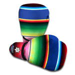 Ethnic Mexican Serape Pattern Print Boxing Gloves