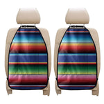 Ethnic Mexican Serape Pattern Print Car Seat Organizers