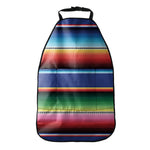 Ethnic Mexican Serape Pattern Print Car Seat Organizers