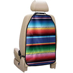 Ethnic Mexican Serape Pattern Print Car Seat Organizers