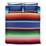 Ethnic Mexican Serape Pattern Print Duvet Cover Bedding Set