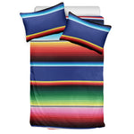 Ethnic Mexican Serape Pattern Print Duvet Cover Bedding Set