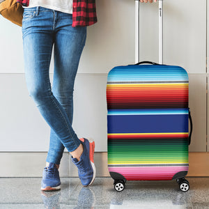 Ethnic Mexican Serape Pattern Print Luggage Cover