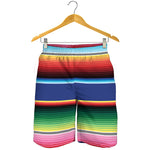 Ethnic Mexican Serape Pattern Print Men's Shorts