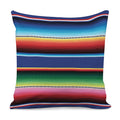 Ethnic Mexican Serape Pattern Print Pillow Cover
