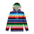 Ethnic Mexican Serape Pattern Print Pullover Hoodie