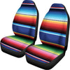Ethnic Mexican Serape Pattern Print Universal Fit Car Seat Covers