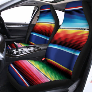 Ethnic Mexican Serape Pattern Print Universal Fit Car Seat Covers