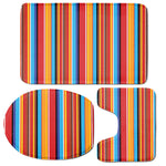 Ethnic Mexican Woven Pattern Print 3 Piece Bath Mat Set