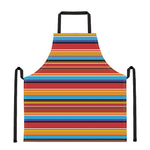 Ethnic Mexican Woven Pattern Print Apron