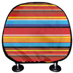 Ethnic Mexican Woven Pattern Print Car Headrest Covers