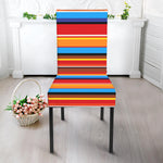 Ethnic Mexican Woven Pattern Print Dining Chair Slipcover