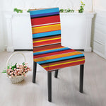 Ethnic Mexican Woven Pattern Print Dining Chair Slipcover
