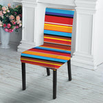 Ethnic Mexican Woven Pattern Print Dining Chair Slipcover