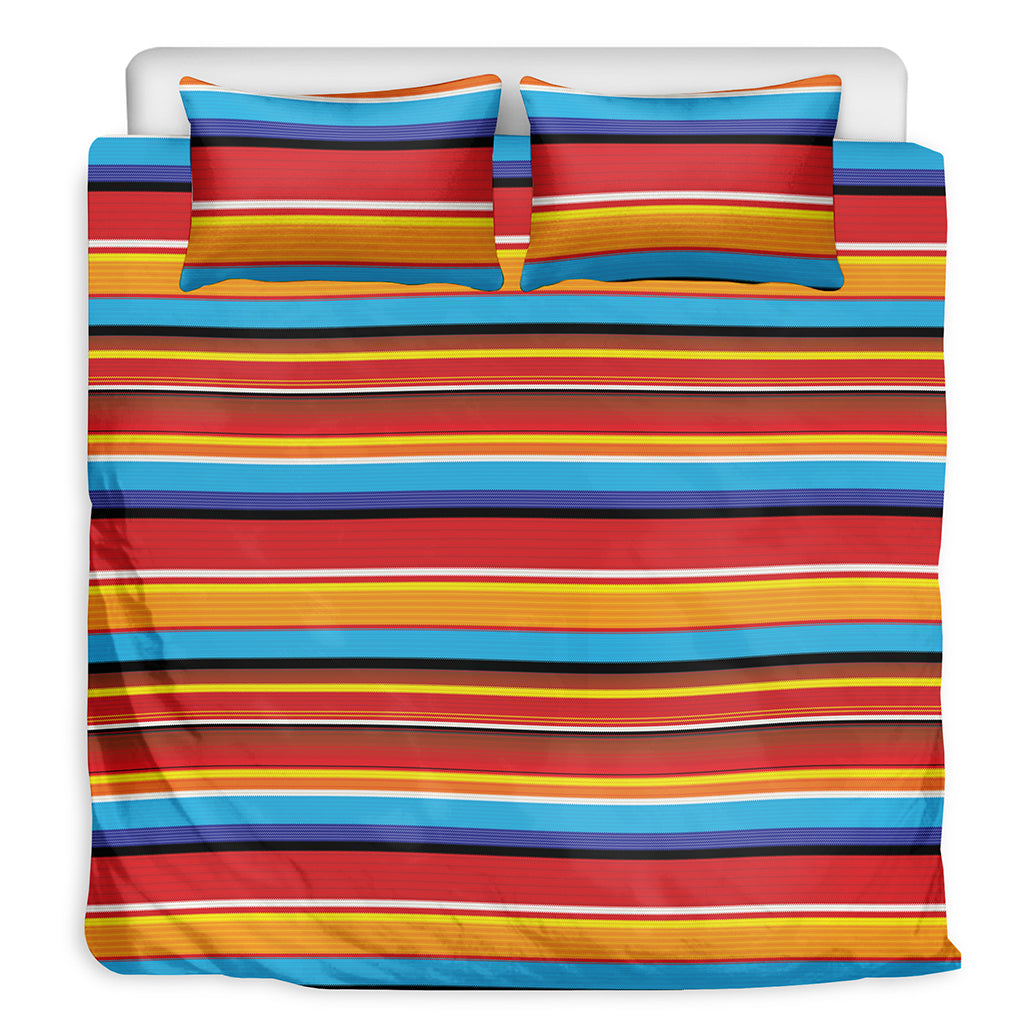 Ethnic Mexican Woven Pattern Print Duvet Cover Bedding Set