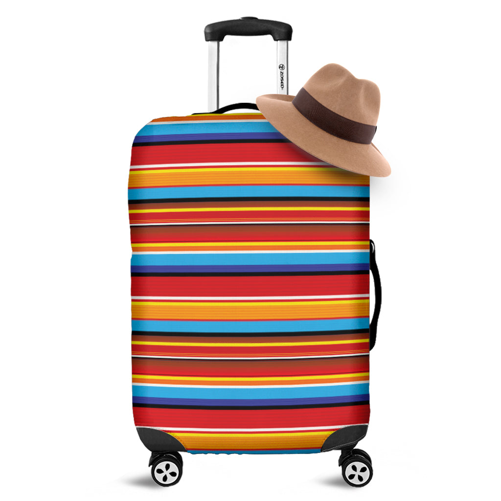 Ethnic Mexican Woven Pattern Print Luggage Cover