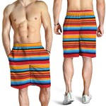 Ethnic Mexican Woven Pattern Print Men's Shorts