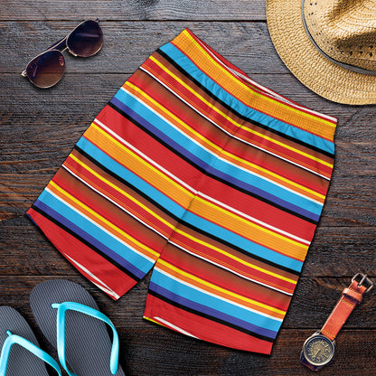 Ethnic Mexican Woven Pattern Print Men's Shorts