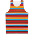 Ethnic Mexican Woven Pattern Print Men's Tank Top