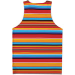 Ethnic Mexican Woven Pattern Print Men's Tank Top