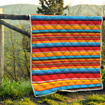 Ethnic Mexican Woven Pattern Print Quilt
